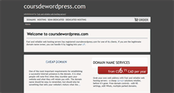 Desktop Screenshot of coursdewordpress.com